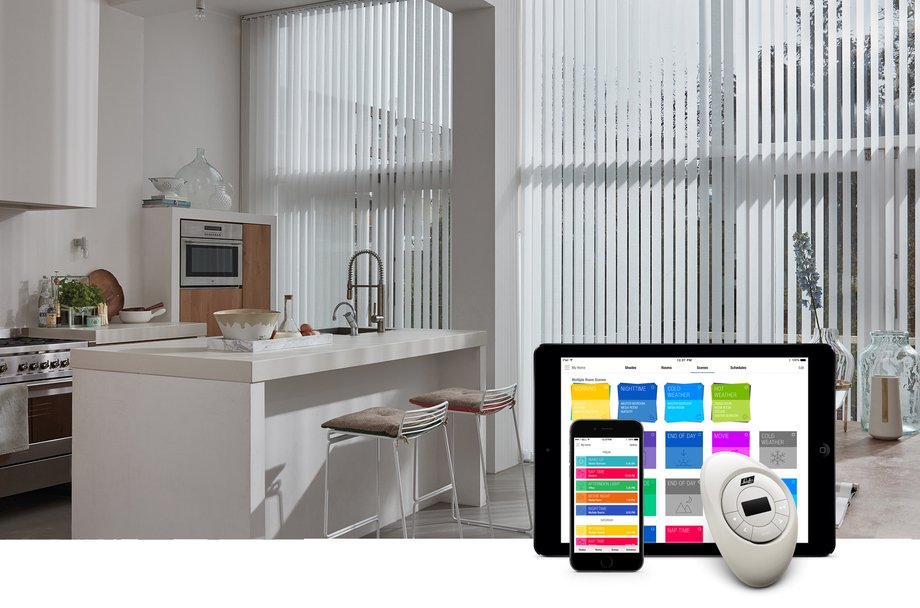 Vertical Blinds with PowerView® Motorisation
